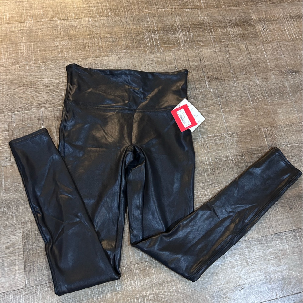 Spanx Faux Leather Leggings- S